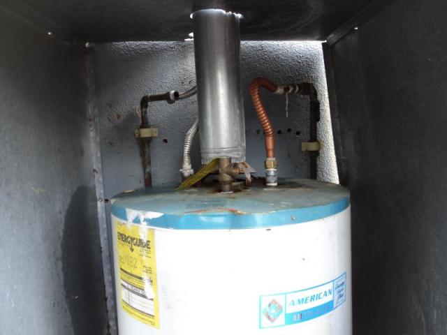 Damaged water heater found during a Reseda home inspection